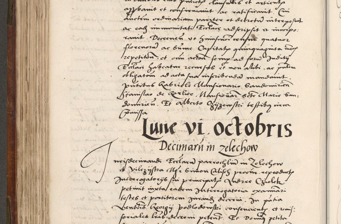 Zdjęcie nr 331 dla obiektu archiwalnego: Volumen (Pri)mum Actorum R(evere)nd(i)s(s)imi in Christo Patris D(omi)ni Petri de Gamratis Episcopi Cracoviensis a die prima mensis Novembris Anni 1539vi ad finem eiusdem anni et successive per annos 1539num et 1540mum