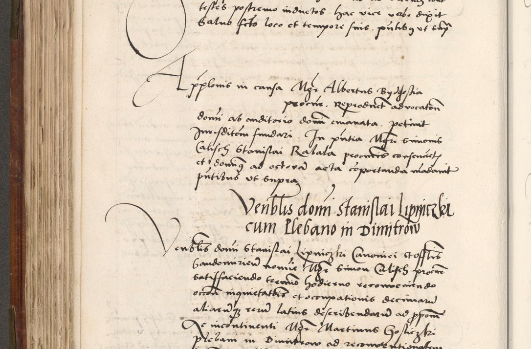 Zdjęcie nr 333 dla obiektu archiwalnego: Volumen (Pri)mum Actorum R(evere)nd(i)s(s)imi in Christo Patris D(omi)ni Petri de Gamratis Episcopi Cracoviensis a die prima mensis Novembris Anni 1539vi ad finem eiusdem anni et successive per annos 1539num et 1540mum