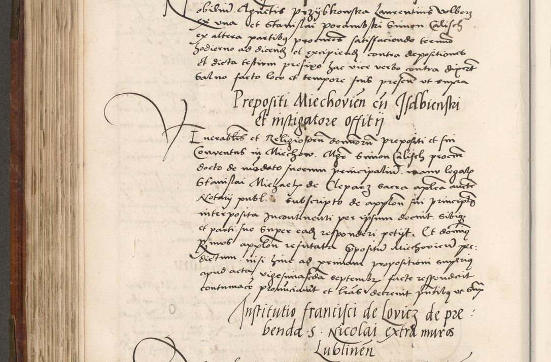 Zdjęcie nr 349 dla obiektu archiwalnego: Volumen (Pri)mum Actorum R(evere)nd(i)s(s)imi in Christo Patris D(omi)ni Petri de Gamratis Episcopi Cracoviensis a die prima mensis Novembris Anni 1539vi ad finem eiusdem anni et successive per annos 1539num et 1540mum