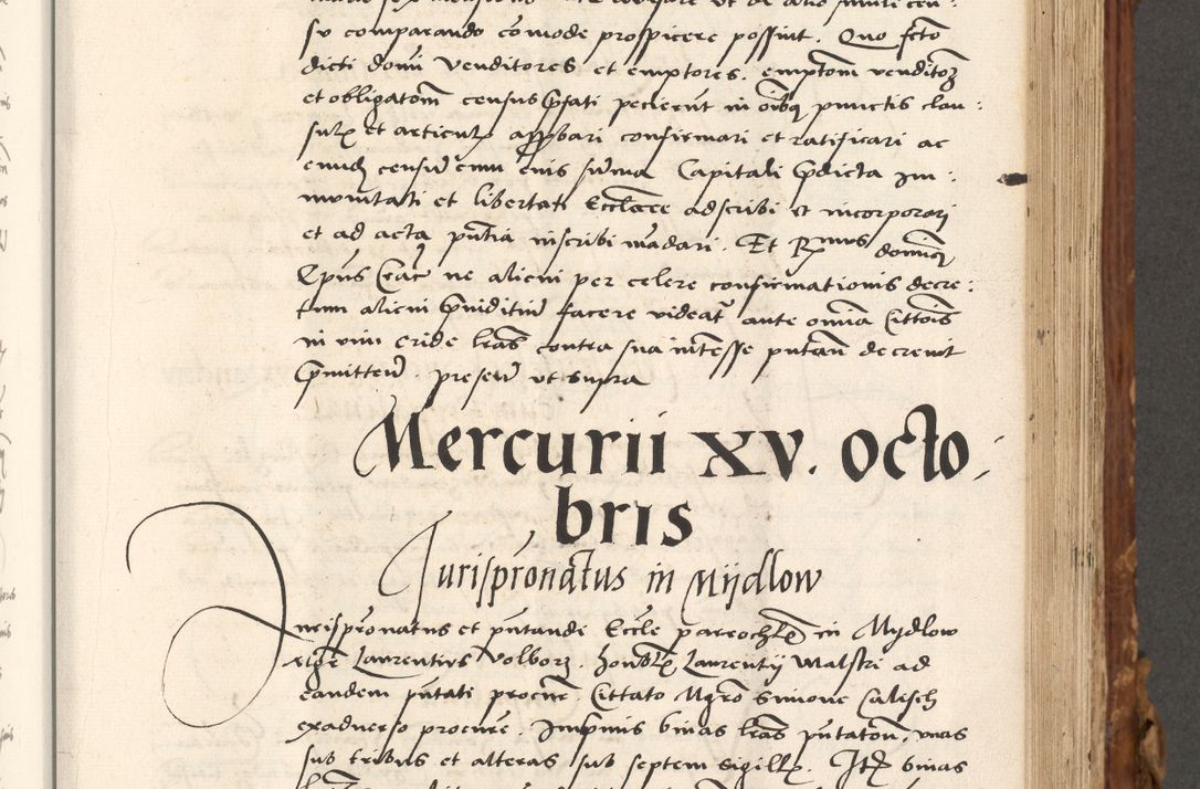 Zdjęcie nr 352 dla obiektu archiwalnego: Volumen (Pri)mum Actorum R(evere)nd(i)s(s)imi in Christo Patris D(omi)ni Petri de Gamratis Episcopi Cracoviensis a die prima mensis Novembris Anni 1539vi ad finem eiusdem anni et successive per annos 1539num et 1540mum