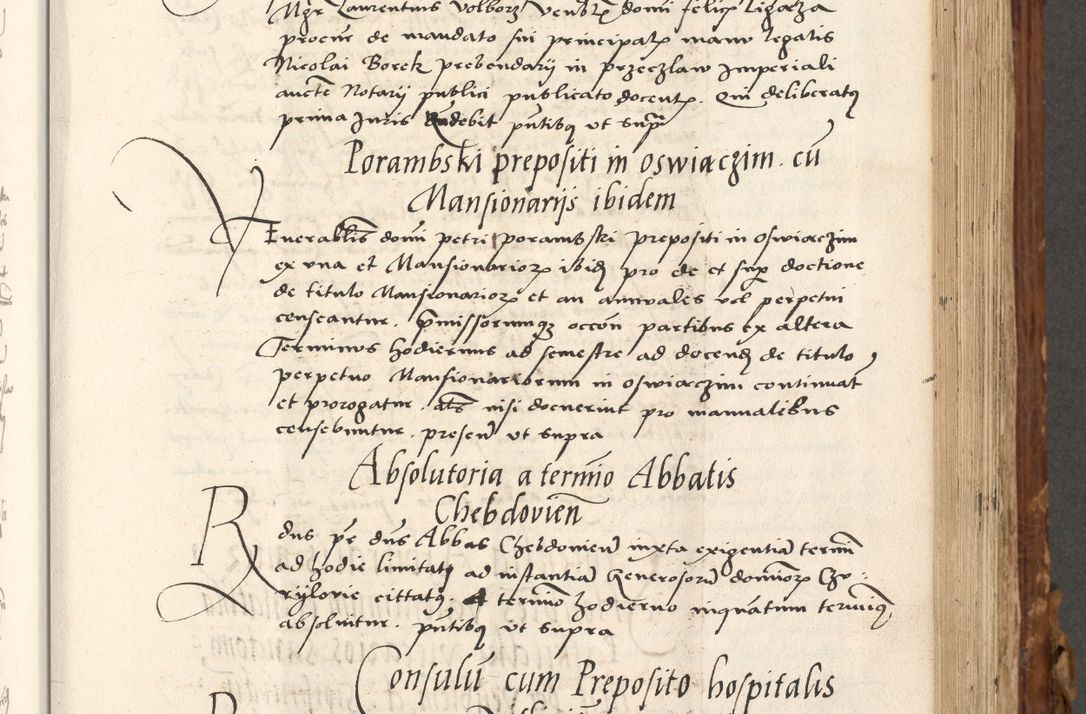 Zdjęcie nr 356 dla obiektu archiwalnego: Volumen (Pri)mum Actorum R(evere)nd(i)s(s)imi in Christo Patris D(omi)ni Petri de Gamratis Episcopi Cracoviensis a die prima mensis Novembris Anni 1539vi ad finem eiusdem anni et successive per annos 1539num et 1540mum