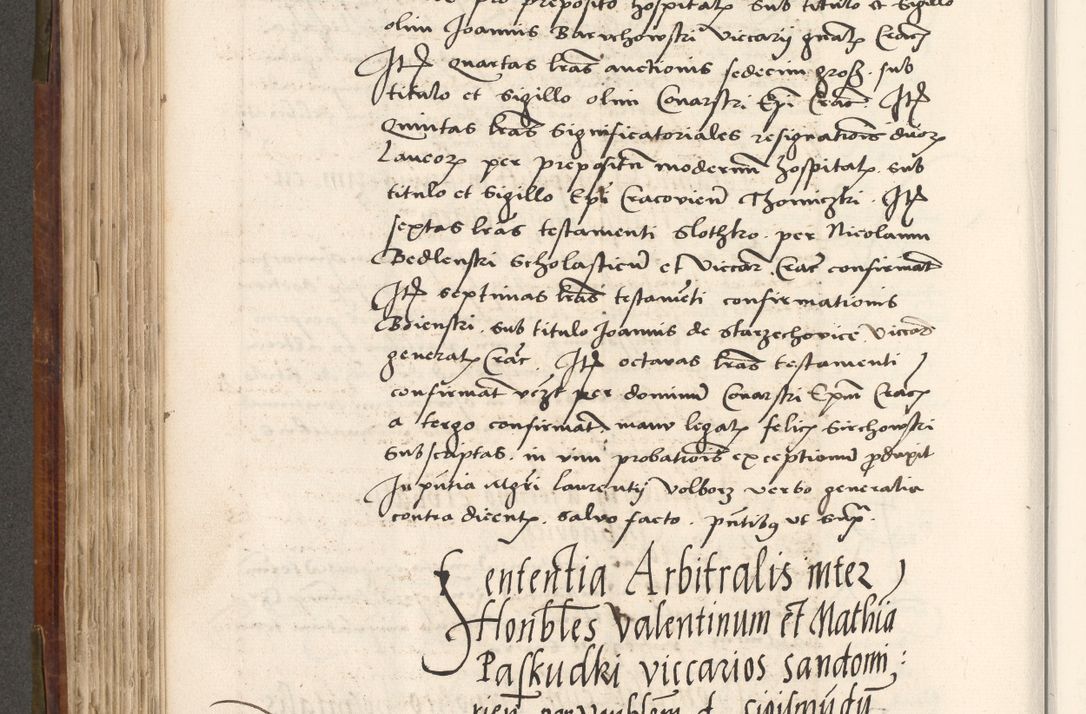 Zdjęcie nr 357 dla obiektu archiwalnego: Volumen (Pri)mum Actorum R(evere)nd(i)s(s)imi in Christo Patris D(omi)ni Petri de Gamratis Episcopi Cracoviensis a die prima mensis Novembris Anni 1539vi ad finem eiusdem anni et successive per annos 1539num et 1540mum