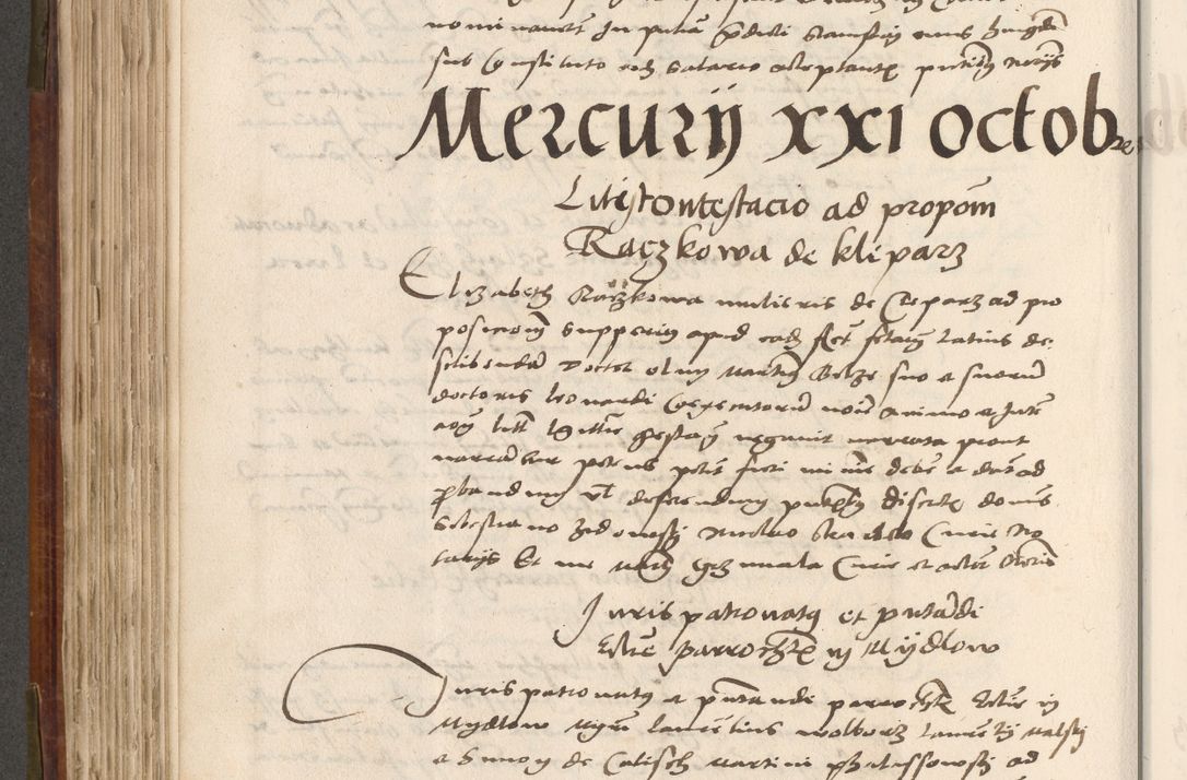 Zdjęcie nr 365 dla obiektu archiwalnego: Volumen (Pri)mum Actorum R(evere)nd(i)s(s)imi in Christo Patris D(omi)ni Petri de Gamratis Episcopi Cracoviensis a die prima mensis Novembris Anni 1539vi ad finem eiusdem anni et successive per annos 1539num et 1540mum