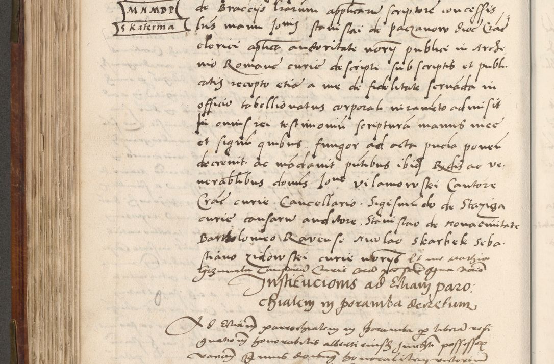 Zdjęcie nr 369 dla obiektu archiwalnego: Volumen (Pri)mum Actorum R(evere)nd(i)s(s)imi in Christo Patris D(omi)ni Petri de Gamratis Episcopi Cracoviensis a die prima mensis Novembris Anni 1539vi ad finem eiusdem anni et successive per annos 1539num et 1540mum