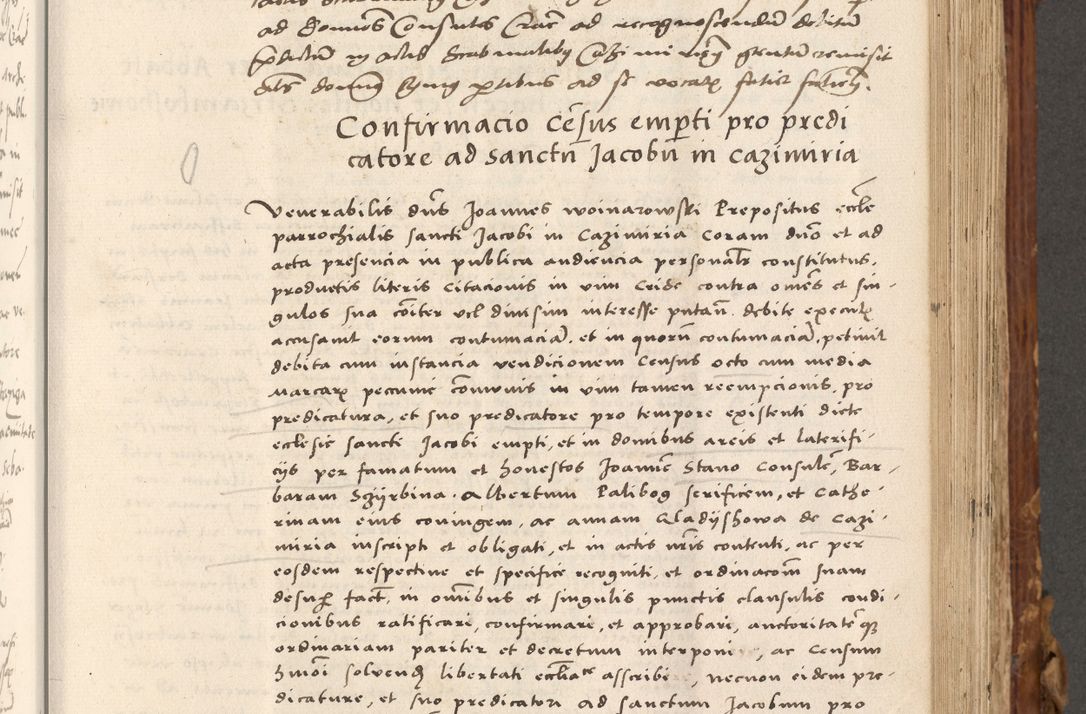 Zdjęcie nr 370 dla obiektu archiwalnego: Volumen (Pri)mum Actorum R(evere)nd(i)s(s)imi in Christo Patris D(omi)ni Petri de Gamratis Episcopi Cracoviensis a die prima mensis Novembris Anni 1539vi ad finem eiusdem anni et successive per annos 1539num et 1540mum
