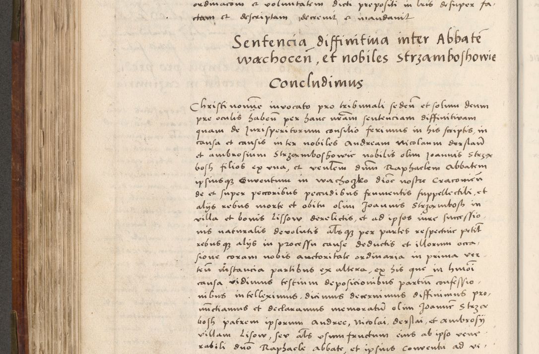 Zdjęcie nr 371 dla obiektu archiwalnego: Volumen (Pri)mum Actorum R(evere)nd(i)s(s)imi in Christo Patris D(omi)ni Petri de Gamratis Episcopi Cracoviensis a die prima mensis Novembris Anni 1539vi ad finem eiusdem anni et successive per annos 1539num et 1540mum
