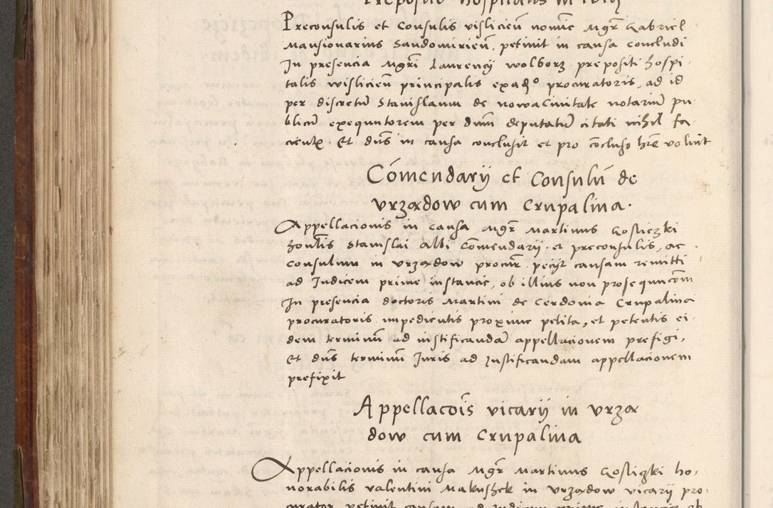 Zdjęcie nr 379 dla obiektu archiwalnego: Volumen (Pri)mum Actorum R(evere)nd(i)s(s)imi in Christo Patris D(omi)ni Petri de Gamratis Episcopi Cracoviensis a die prima mensis Novembris Anni 1539vi ad finem eiusdem anni et successive per annos 1539num et 1540mum