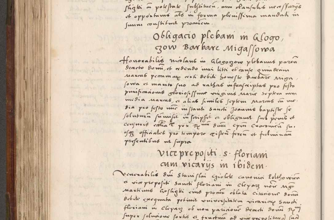Zdjęcie nr 381 dla obiektu archiwalnego: Volumen (Pri)mum Actorum R(evere)nd(i)s(s)imi in Christo Patris D(omi)ni Petri de Gamratis Episcopi Cracoviensis a die prima mensis Novembris Anni 1539vi ad finem eiusdem anni et successive per annos 1539num et 1540mum