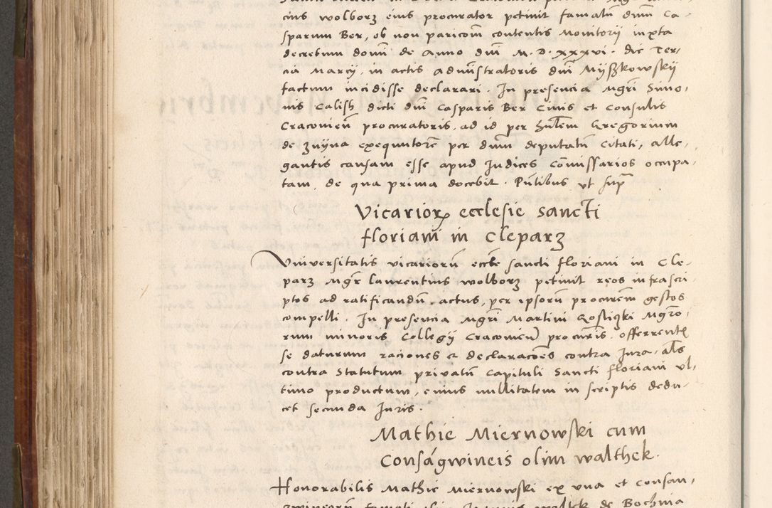 Zdjęcie nr 383 dla obiektu archiwalnego: Volumen (Pri)mum Actorum R(evere)nd(i)s(s)imi in Christo Patris D(omi)ni Petri de Gamratis Episcopi Cracoviensis a die prima mensis Novembris Anni 1539vi ad finem eiusdem anni et successive per annos 1539num et 1540mum