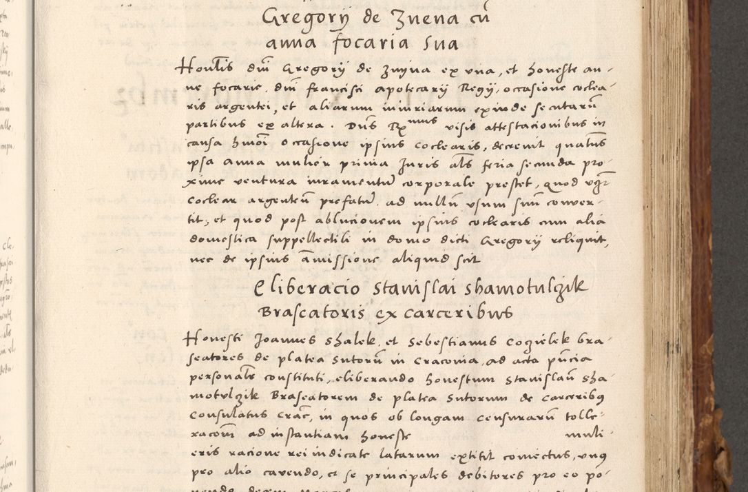 Zdjęcie nr 384 dla obiektu archiwalnego: Volumen (Pri)mum Actorum R(evere)nd(i)s(s)imi in Christo Patris D(omi)ni Petri de Gamratis Episcopi Cracoviensis a die prima mensis Novembris Anni 1539vi ad finem eiusdem anni et successive per annos 1539num et 1540mum