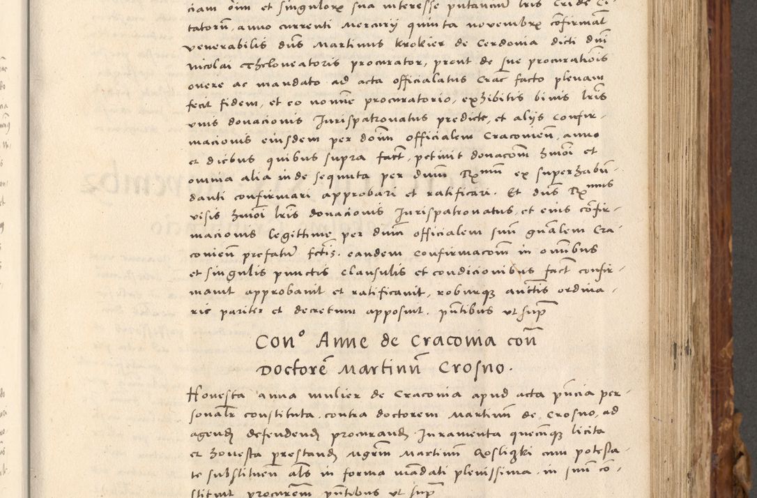 Zdjęcie nr 388 dla obiektu archiwalnego: Volumen (Pri)mum Actorum R(evere)nd(i)s(s)imi in Christo Patris D(omi)ni Petri de Gamratis Episcopi Cracoviensis a die prima mensis Novembris Anni 1539vi ad finem eiusdem anni et successive per annos 1539num et 1540mum