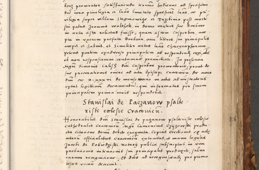 Zdjęcie nr 390 dla obiektu archiwalnego: Volumen (Pri)mum Actorum R(evere)nd(i)s(s)imi in Christo Patris D(omi)ni Petri de Gamratis Episcopi Cracoviensis a die prima mensis Novembris Anni 1539vi ad finem eiusdem anni et successive per annos 1539num et 1540mum