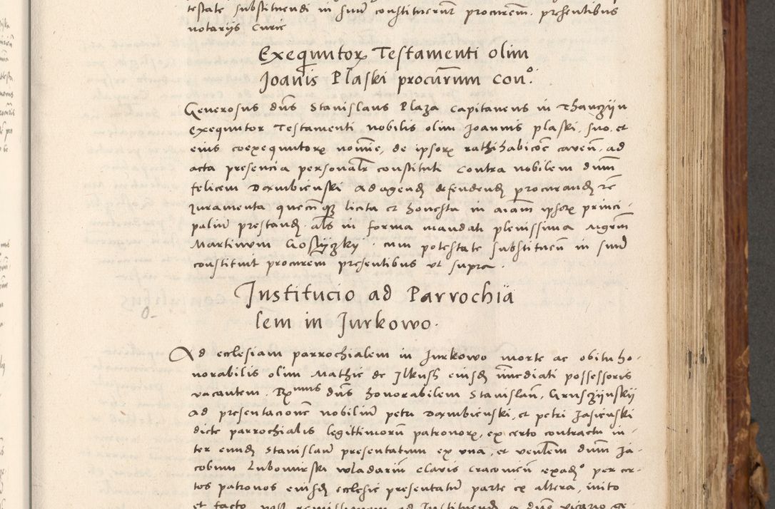 Zdjęcie nr 394 dla obiektu archiwalnego: Volumen (Pri)mum Actorum R(evere)nd(i)s(s)imi in Christo Patris D(omi)ni Petri de Gamratis Episcopi Cracoviensis a die prima mensis Novembris Anni 1539vi ad finem eiusdem anni et successive per annos 1539num et 1540mum