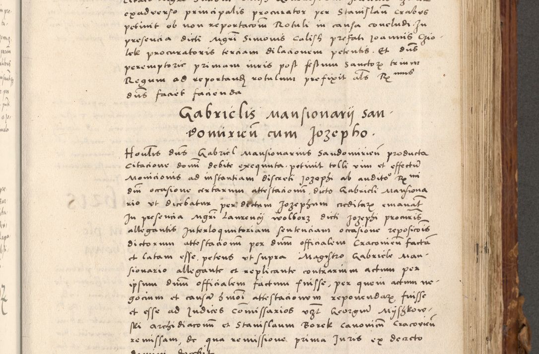 Zdjęcie nr 408 dla obiektu archiwalnego: Volumen (Pri)mum Actorum R(evere)nd(i)s(s)imi in Christo Patris D(omi)ni Petri de Gamratis Episcopi Cracoviensis a die prima mensis Novembris Anni 1539vi ad finem eiusdem anni et successive per annos 1539num et 1540mum