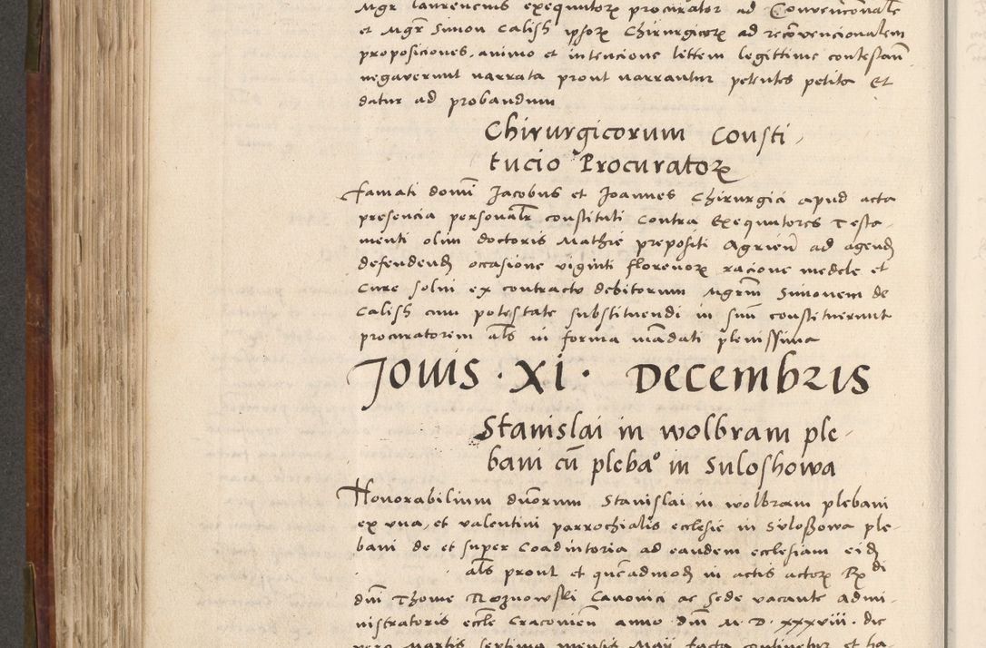Zdjęcie nr 409 dla obiektu archiwalnego: Volumen (Pri)mum Actorum R(evere)nd(i)s(s)imi in Christo Patris D(omi)ni Petri de Gamratis Episcopi Cracoviensis a die prima mensis Novembris Anni 1539vi ad finem eiusdem anni et successive per annos 1539num et 1540mum