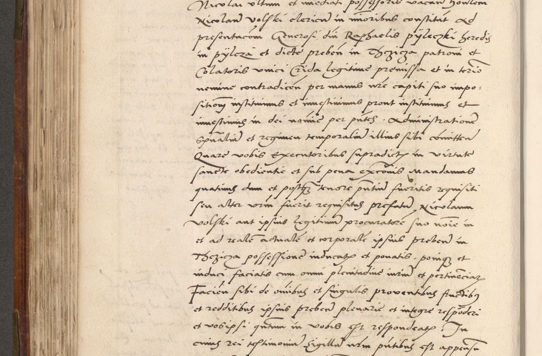 Zdjęcie nr 411 dla obiektu archiwalnego: Volumen (Pri)mum Actorum R(evere)nd(i)s(s)imi in Christo Patris D(omi)ni Petri de Gamratis Episcopi Cracoviensis a die prima mensis Novembris Anni 1539vi ad finem eiusdem anni et successive per annos 1539num et 1540mum