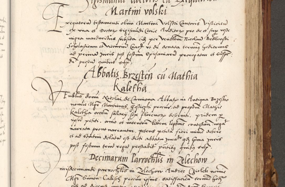 Zdjęcie nr 420 dla obiektu archiwalnego: Volumen (Pri)mum Actorum R(evere)nd(i)s(s)imi in Christo Patris D(omi)ni Petri de Gamratis Episcopi Cracoviensis a die prima mensis Novembris Anni 1539vi ad finem eiusdem anni et successive per annos 1539num et 1540mum