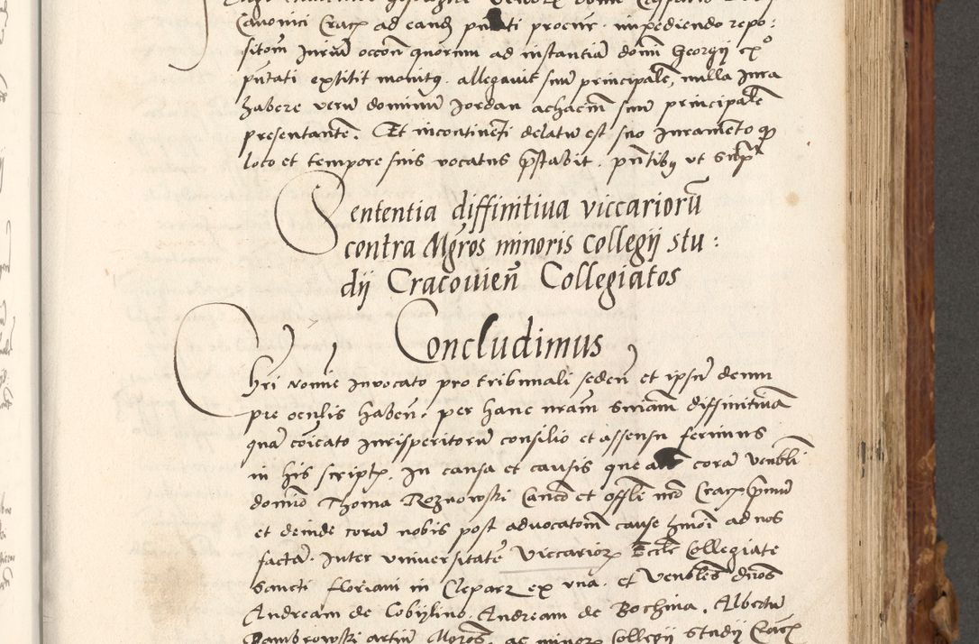 Zdjęcie nr 422 dla obiektu archiwalnego: Volumen (Pri)mum Actorum R(evere)nd(i)s(s)imi in Christo Patris D(omi)ni Petri de Gamratis Episcopi Cracoviensis a die prima mensis Novembris Anni 1539vi ad finem eiusdem anni et successive per annos 1539num et 1540mum