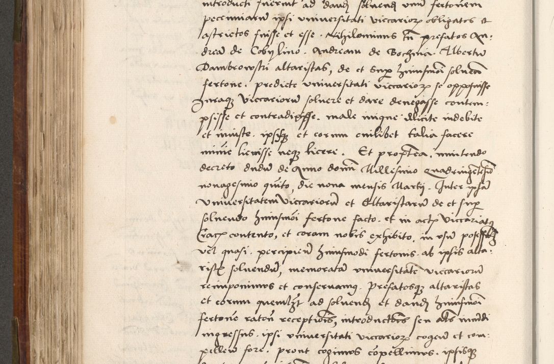 Zdjęcie nr 423 dla obiektu archiwalnego: Volumen (Pri)mum Actorum R(evere)nd(i)s(s)imi in Christo Patris D(omi)ni Petri de Gamratis Episcopi Cracoviensis a die prima mensis Novembris Anni 1539vi ad finem eiusdem anni et successive per annos 1539num et 1540mum