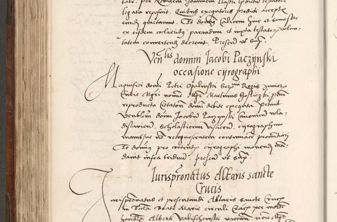 Zdjęcie nr 429 dla obiektu archiwalnego: Volumen (Pri)mum Actorum R(evere)nd(i)s(s)imi in Christo Patris D(omi)ni Petri de Gamratis Episcopi Cracoviensis a die prima mensis Novembris Anni 1539vi ad finem eiusdem anni et successive per annos 1539num et 1540mum