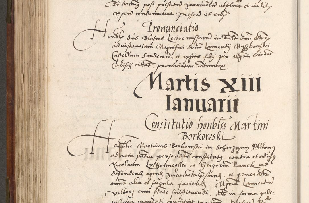 Zdjęcie nr 431 dla obiektu archiwalnego: Volumen (Pri)mum Actorum R(evere)nd(i)s(s)imi in Christo Patris D(omi)ni Petri de Gamratis Episcopi Cracoviensis a die prima mensis Novembris Anni 1539vi ad finem eiusdem anni et successive per annos 1539num et 1540mum