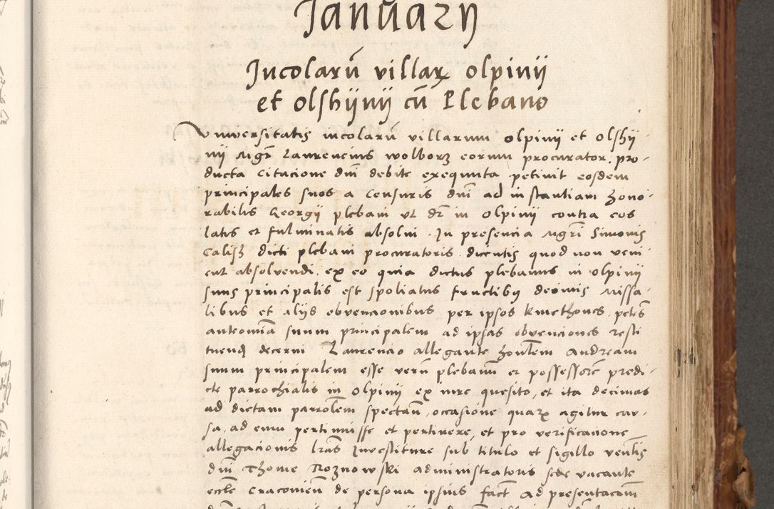 Zdjęcie nr 432 dla obiektu archiwalnego: Volumen (Pri)mum Actorum R(evere)nd(i)s(s)imi in Christo Patris D(omi)ni Petri de Gamratis Episcopi Cracoviensis a die prima mensis Novembris Anni 1539vi ad finem eiusdem anni et successive per annos 1539num et 1540mum