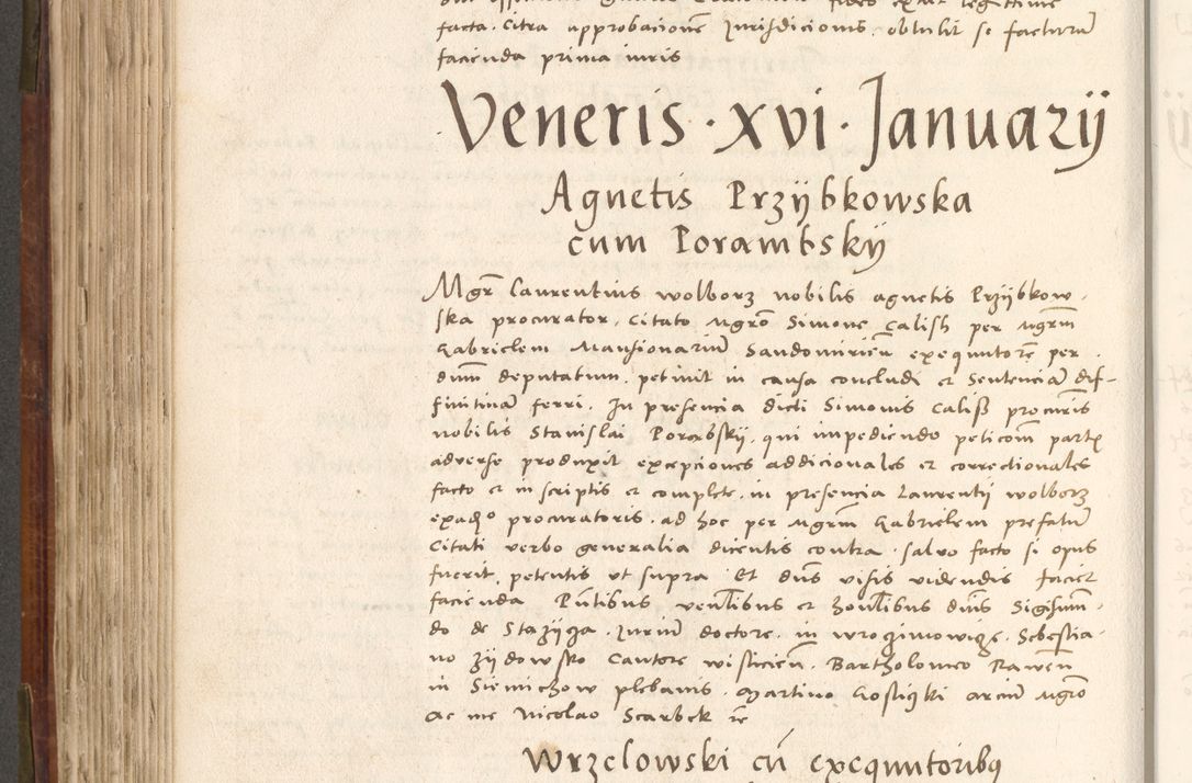 Zdjęcie nr 435 dla obiektu archiwalnego: Volumen (Pri)mum Actorum R(evere)nd(i)s(s)imi in Christo Patris D(omi)ni Petri de Gamratis Episcopi Cracoviensis a die prima mensis Novembris Anni 1539vi ad finem eiusdem anni et successive per annos 1539num et 1540mum