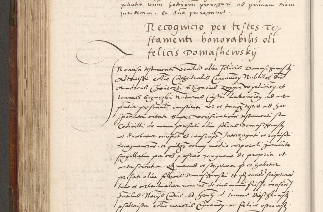 Zdjęcie nr 439 dla obiektu archiwalnego: Volumen (Pri)mum Actorum R(evere)nd(i)s(s)imi in Christo Patris D(omi)ni Petri de Gamratis Episcopi Cracoviensis a die prima mensis Novembris Anni 1539vi ad finem eiusdem anni et successive per annos 1539num et 1540mum