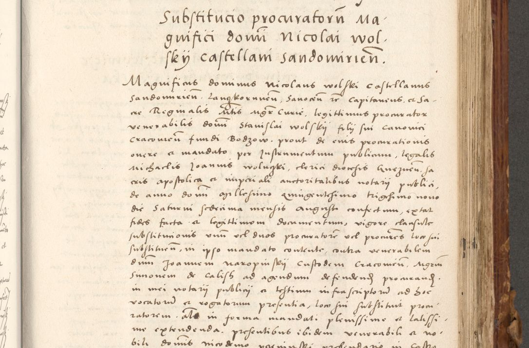 Zdjęcie nr 440 dla obiektu archiwalnego: Volumen (Pri)mum Actorum R(evere)nd(i)s(s)imi in Christo Patris D(omi)ni Petri de Gamratis Episcopi Cracoviensis a die prima mensis Novembris Anni 1539vi ad finem eiusdem anni et successive per annos 1539num et 1540mum