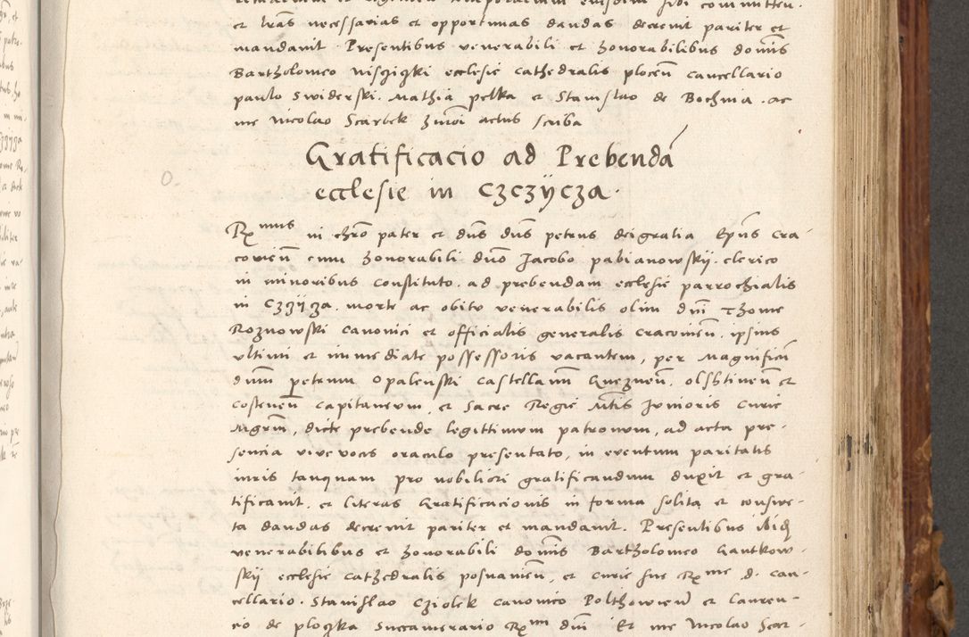 Zdjęcie nr 444 dla obiektu archiwalnego: Volumen (Pri)mum Actorum R(evere)nd(i)s(s)imi in Christo Patris D(omi)ni Petri de Gamratis Episcopi Cracoviensis a die prima mensis Novembris Anni 1539vi ad finem eiusdem anni et successive per annos 1539num et 1540mum