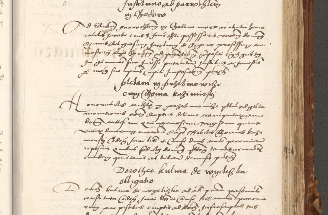 Zdjęcie nr 448 dla obiektu archiwalnego: Volumen (Pri)mum Actorum R(evere)nd(i)s(s)imi in Christo Patris D(omi)ni Petri de Gamratis Episcopi Cracoviensis a die prima mensis Novembris Anni 1539vi ad finem eiusdem anni et successive per annos 1539num et 1540mum