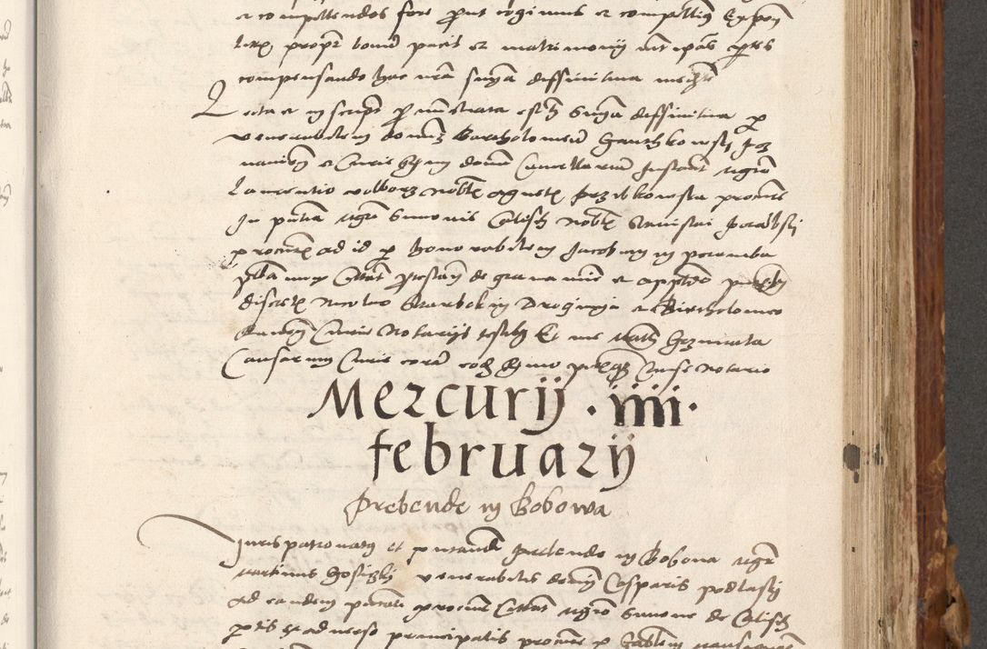 Zdjęcie nr 460 dla obiektu archiwalnego: Volumen (Pri)mum Actorum R(evere)nd(i)s(s)imi in Christo Patris D(omi)ni Petri de Gamratis Episcopi Cracoviensis a die prima mensis Novembris Anni 1539vi ad finem eiusdem anni et successive per annos 1539num et 1540mum