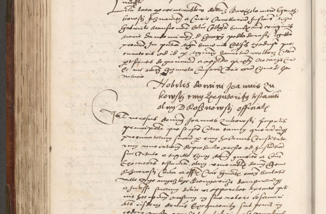 Zdjęcie nr 465 dla obiektu archiwalnego: Volumen (Pri)mum Actorum R(evere)nd(i)s(s)imi in Christo Patris D(omi)ni Petri de Gamratis Episcopi Cracoviensis a die prima mensis Novembris Anni 1539vi ad finem eiusdem anni et successive per annos 1539num et 1540mum