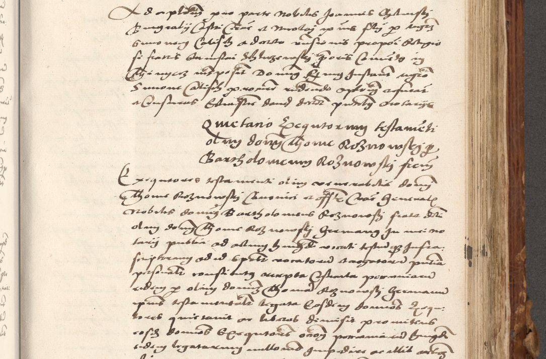Zdjęcie nr 476 dla obiektu archiwalnego: Volumen (Pri)mum Actorum R(evere)nd(i)s(s)imi in Christo Patris D(omi)ni Petri de Gamratis Episcopi Cracoviensis a die prima mensis Novembris Anni 1539vi ad finem eiusdem anni et successive per annos 1539num et 1540mum