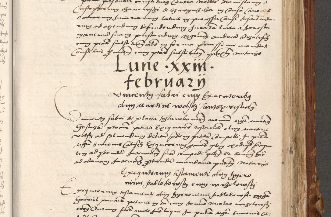 Zdjęcie nr 494 dla obiektu archiwalnego: Volumen (Pri)mum Actorum R(evere)nd(i)s(s)imi in Christo Patris D(omi)ni Petri de Gamratis Episcopi Cracoviensis a die prima mensis Novembris Anni 1539vi ad finem eiusdem anni et successive per annos 1539num et 1540mum