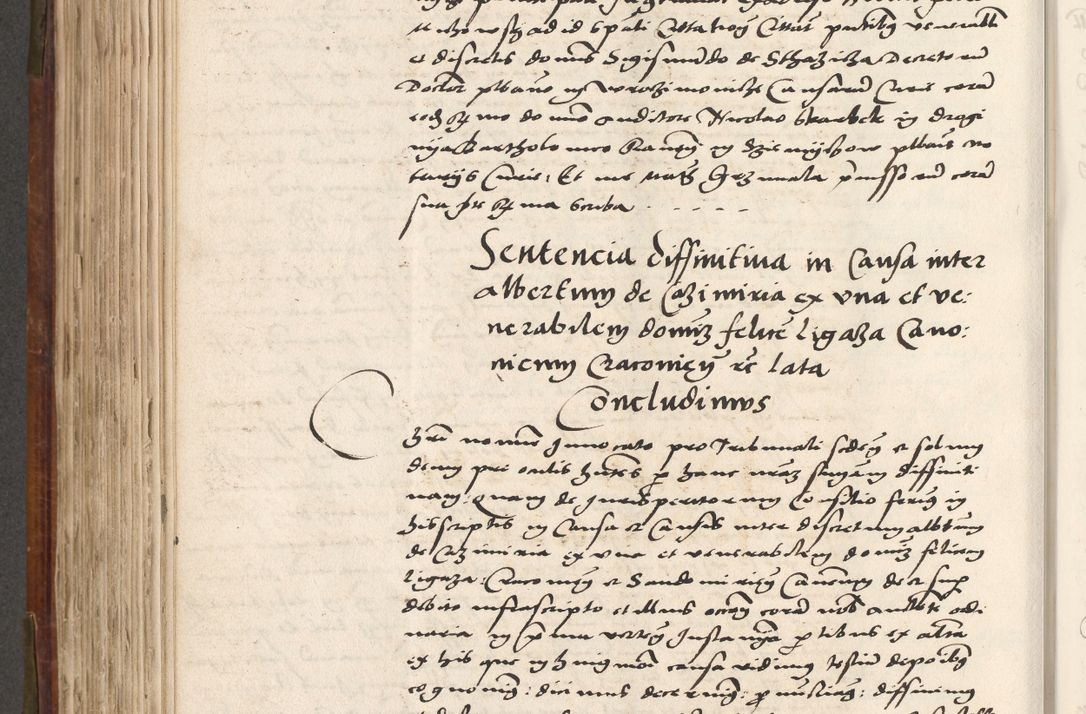 Zdjęcie nr 499 dla obiektu archiwalnego: Volumen (Pri)mum Actorum R(evere)nd(i)s(s)imi in Christo Patris D(omi)ni Petri de Gamratis Episcopi Cracoviensis a die prima mensis Novembris Anni 1539vi ad finem eiusdem anni et successive per annos 1539num et 1540mum