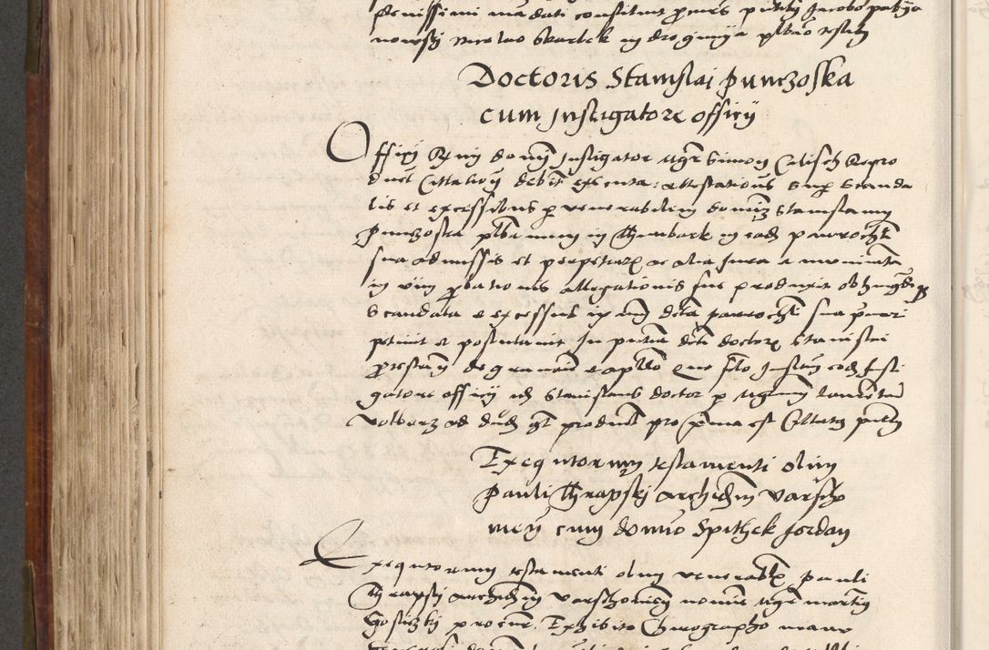 Zdjęcie nr 505 dla obiektu archiwalnego: Volumen (Pri)mum Actorum R(evere)nd(i)s(s)imi in Christo Patris D(omi)ni Petri de Gamratis Episcopi Cracoviensis a die prima mensis Novembris Anni 1539vi ad finem eiusdem anni et successive per annos 1539num et 1540mum