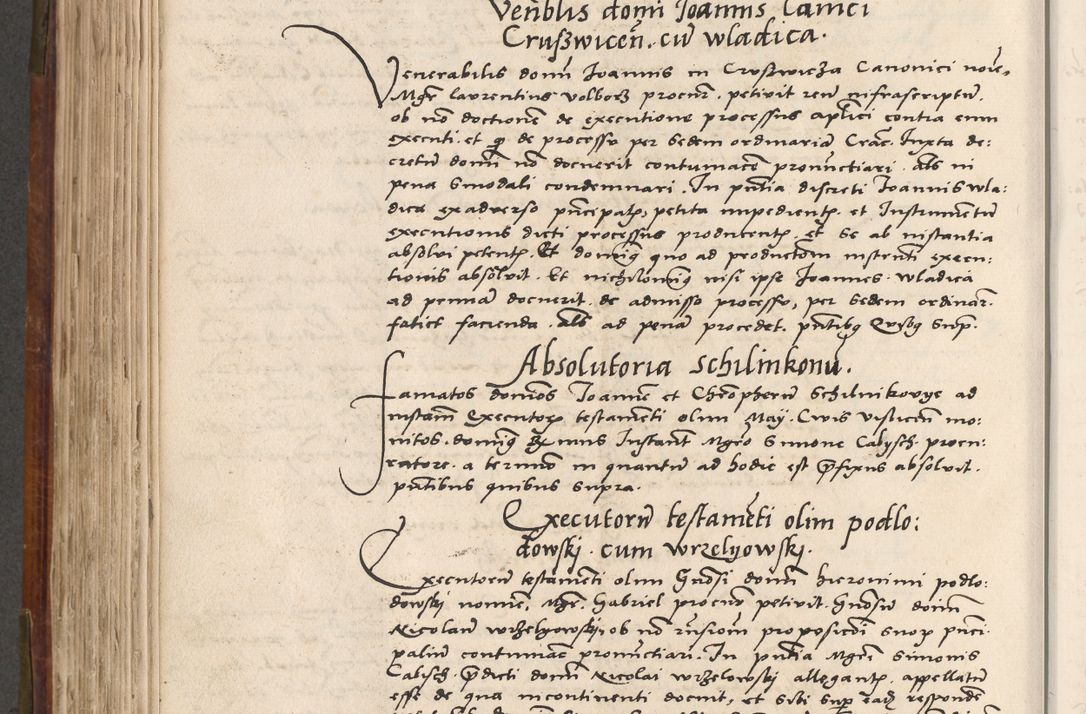 Zdjęcie nr 507 dla obiektu archiwalnego: Volumen (Pri)mum Actorum R(evere)nd(i)s(s)imi in Christo Patris D(omi)ni Petri de Gamratis Episcopi Cracoviensis a die prima mensis Novembris Anni 1539vi ad finem eiusdem anni et successive per annos 1539num et 1540mum