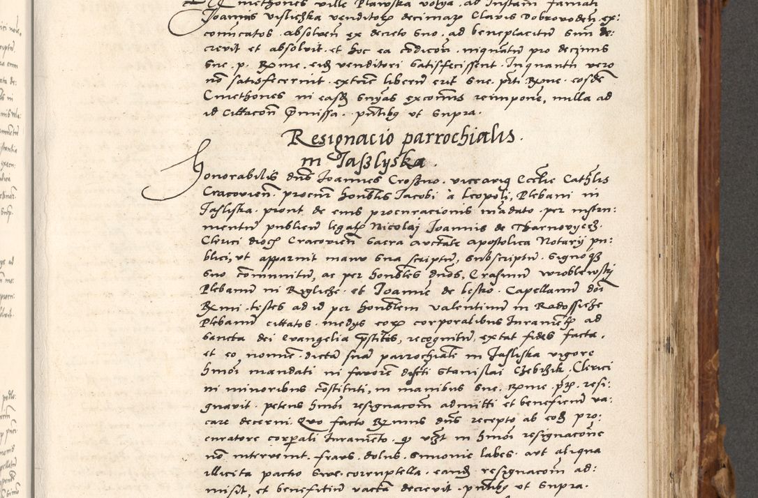 Zdjęcie nr 508 dla obiektu archiwalnego: Volumen (Pri)mum Actorum R(evere)nd(i)s(s)imi in Christo Patris D(omi)ni Petri de Gamratis Episcopi Cracoviensis a die prima mensis Novembris Anni 1539vi ad finem eiusdem anni et successive per annos 1539num et 1540mum