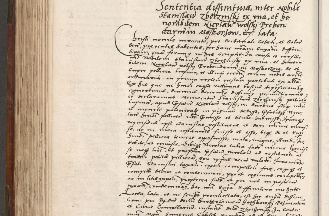 Zdjęcie nr 509 dla obiektu archiwalnego: Volumen (Pri)mum Actorum R(evere)nd(i)s(s)imi in Christo Patris D(omi)ni Petri de Gamratis Episcopi Cracoviensis a die prima mensis Novembris Anni 1539vi ad finem eiusdem anni et successive per annos 1539num et 1540mum