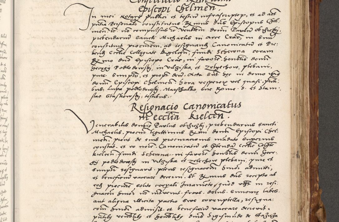 Zdjęcie nr 510 dla obiektu archiwalnego: Volumen (Pri)mum Actorum R(evere)nd(i)s(s)imi in Christo Patris D(omi)ni Petri de Gamratis Episcopi Cracoviensis a die prima mensis Novembris Anni 1539vi ad finem eiusdem anni et successive per annos 1539num et 1540mum