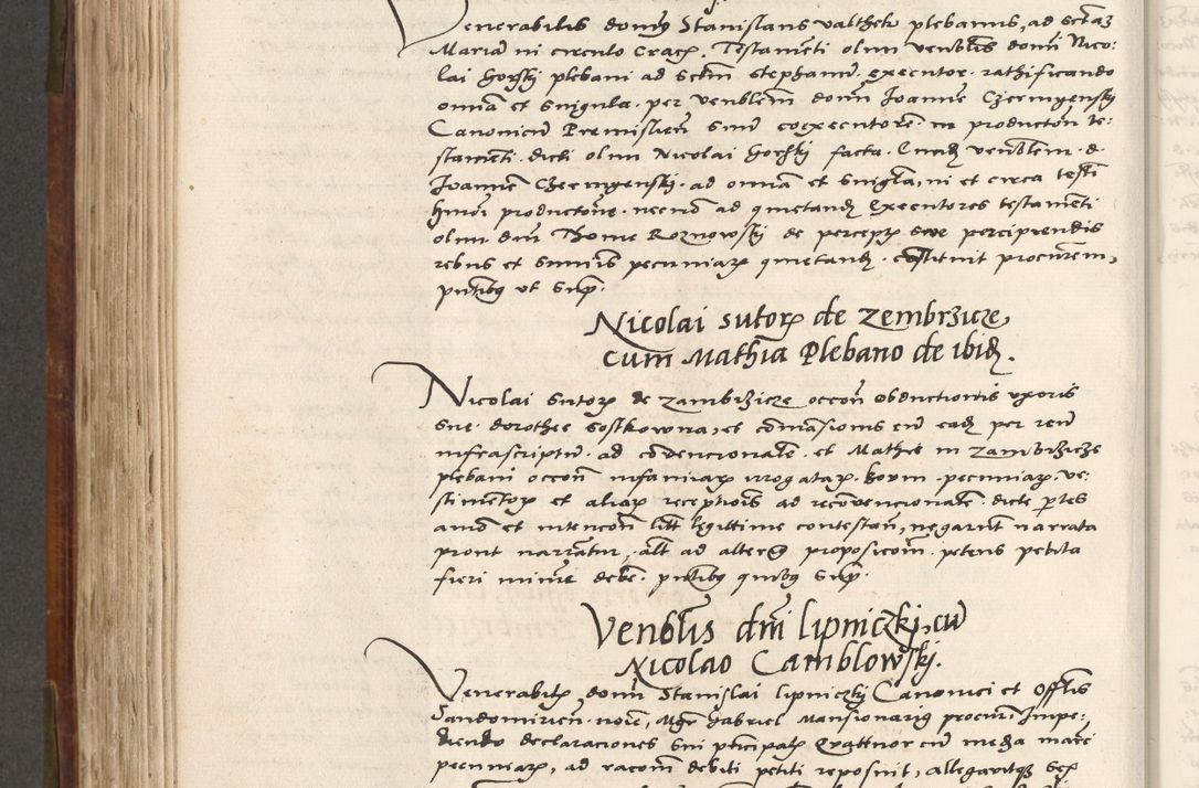 Zdjęcie nr 521 dla obiektu archiwalnego: Volumen (Pri)mum Actorum R(evere)nd(i)s(s)imi in Christo Patris D(omi)ni Petri de Gamratis Episcopi Cracoviensis a die prima mensis Novembris Anni 1539vi ad finem eiusdem anni et successive per annos 1539num et 1540mum