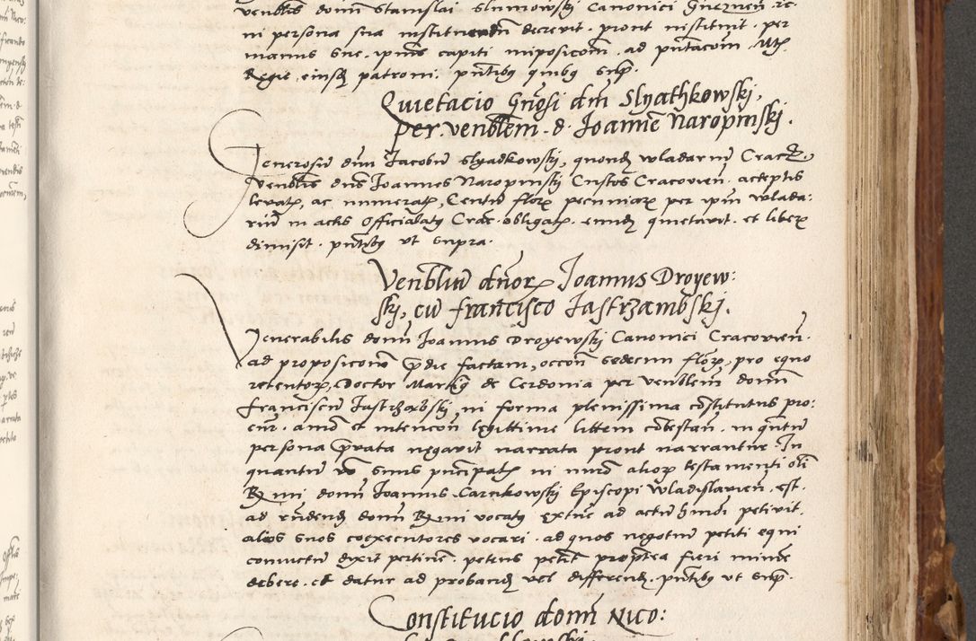 Zdjęcie nr 522 dla obiektu archiwalnego: Volumen (Pri)mum Actorum R(evere)nd(i)s(s)imi in Christo Patris D(omi)ni Petri de Gamratis Episcopi Cracoviensis a die prima mensis Novembris Anni 1539vi ad finem eiusdem anni et successive per annos 1539num et 1540mum