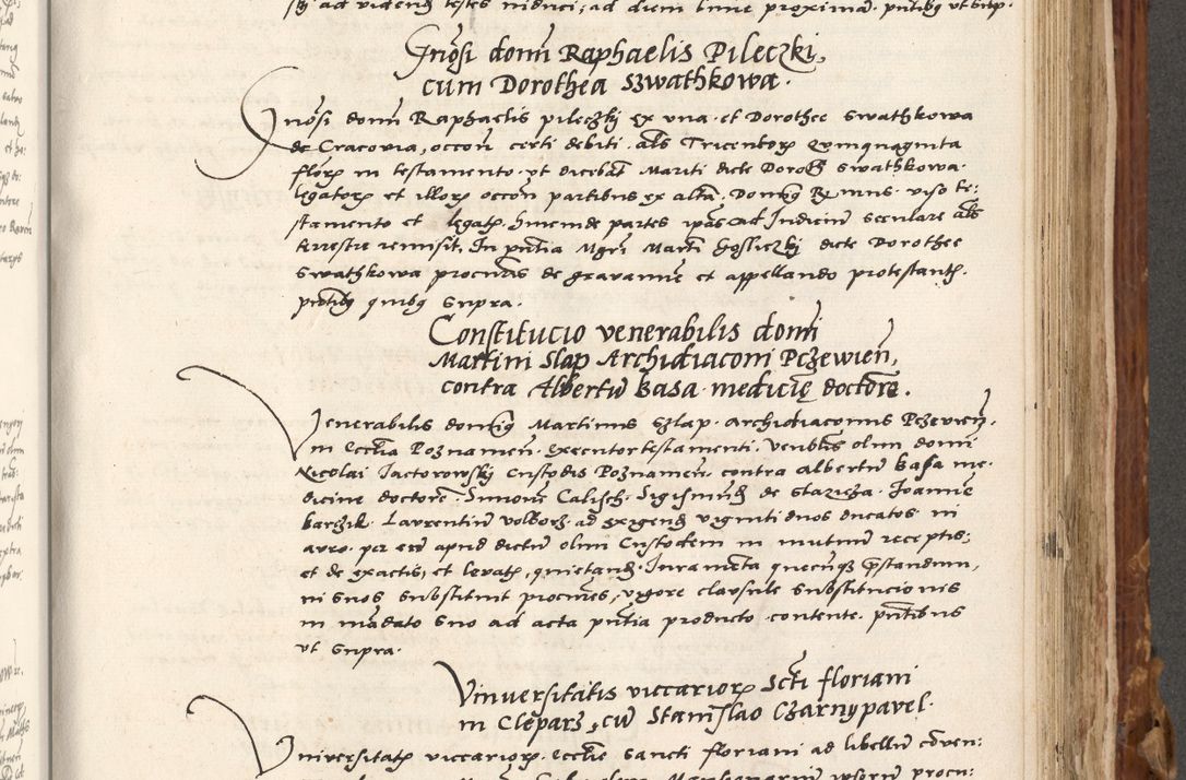 Zdjęcie nr 524 dla obiektu archiwalnego: Volumen (Pri)mum Actorum R(evere)nd(i)s(s)imi in Christo Patris D(omi)ni Petri de Gamratis Episcopi Cracoviensis a die prima mensis Novembris Anni 1539vi ad finem eiusdem anni et successive per annos 1539num et 1540mum