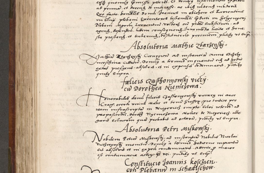 Zdjęcie nr 525 dla obiektu archiwalnego: Volumen (Pri)mum Actorum R(evere)nd(i)s(s)imi in Christo Patris D(omi)ni Petri de Gamratis Episcopi Cracoviensis a die prima mensis Novembris Anni 1539vi ad finem eiusdem anni et successive per annos 1539num et 1540mum
