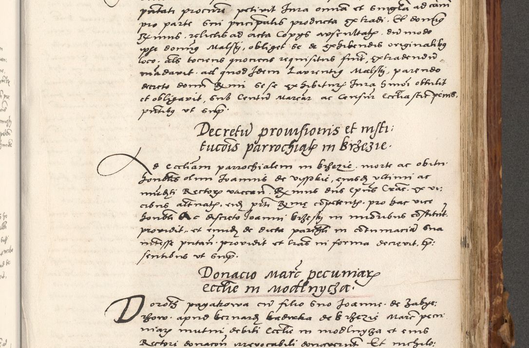 Zdjęcie nr 534 dla obiektu archiwalnego: Volumen (Pri)mum Actorum R(evere)nd(i)s(s)imi in Christo Patris D(omi)ni Petri de Gamratis Episcopi Cracoviensis a die prima mensis Novembris Anni 1539vi ad finem eiusdem anni et successive per annos 1539num et 1540mum