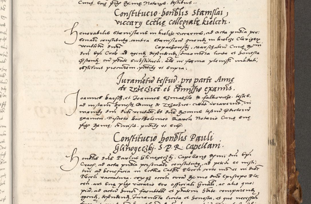 Zdjęcie nr 536 dla obiektu archiwalnego: Volumen (Pri)mum Actorum R(evere)nd(i)s(s)imi in Christo Patris D(omi)ni Petri de Gamratis Episcopi Cracoviensis a die prima mensis Novembris Anni 1539vi ad finem eiusdem anni et successive per annos 1539num et 1540mum