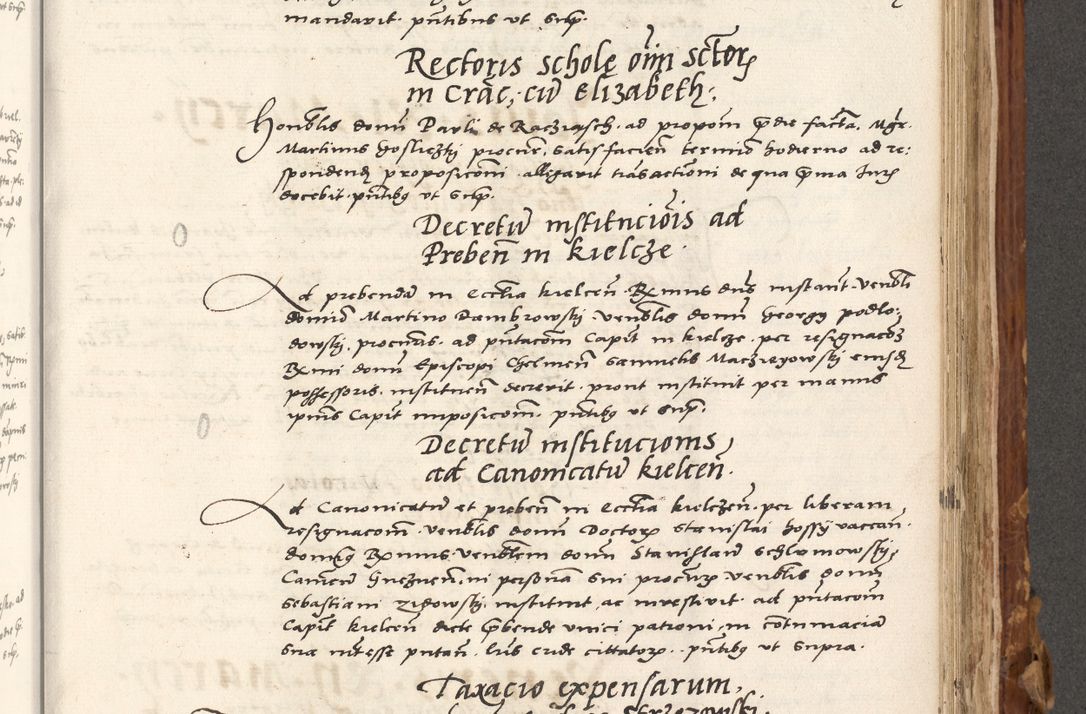 Zdjęcie nr 540 dla obiektu archiwalnego: Volumen (Pri)mum Actorum R(evere)nd(i)s(s)imi in Christo Patris D(omi)ni Petri de Gamratis Episcopi Cracoviensis a die prima mensis Novembris Anni 1539vi ad finem eiusdem anni et successive per annos 1539num et 1540mum