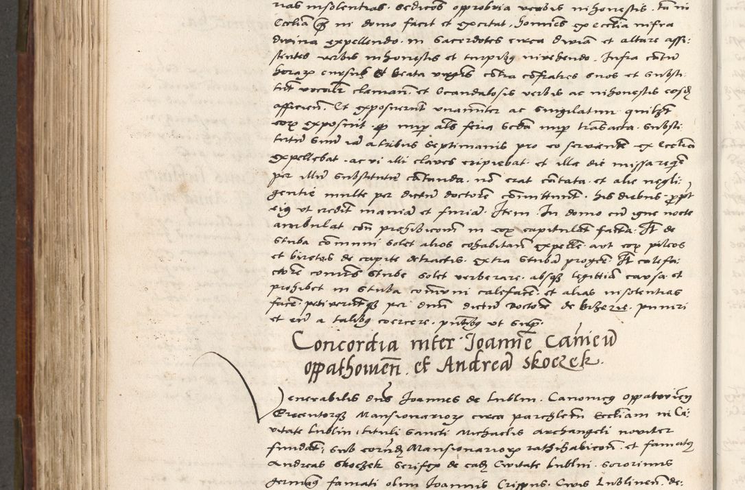 Zdjęcie nr 543 dla obiektu archiwalnego: Volumen (Pri)mum Actorum R(evere)nd(i)s(s)imi in Christo Patris D(omi)ni Petri de Gamratis Episcopi Cracoviensis a die prima mensis Novembris Anni 1539vi ad finem eiusdem anni et successive per annos 1539num et 1540mum