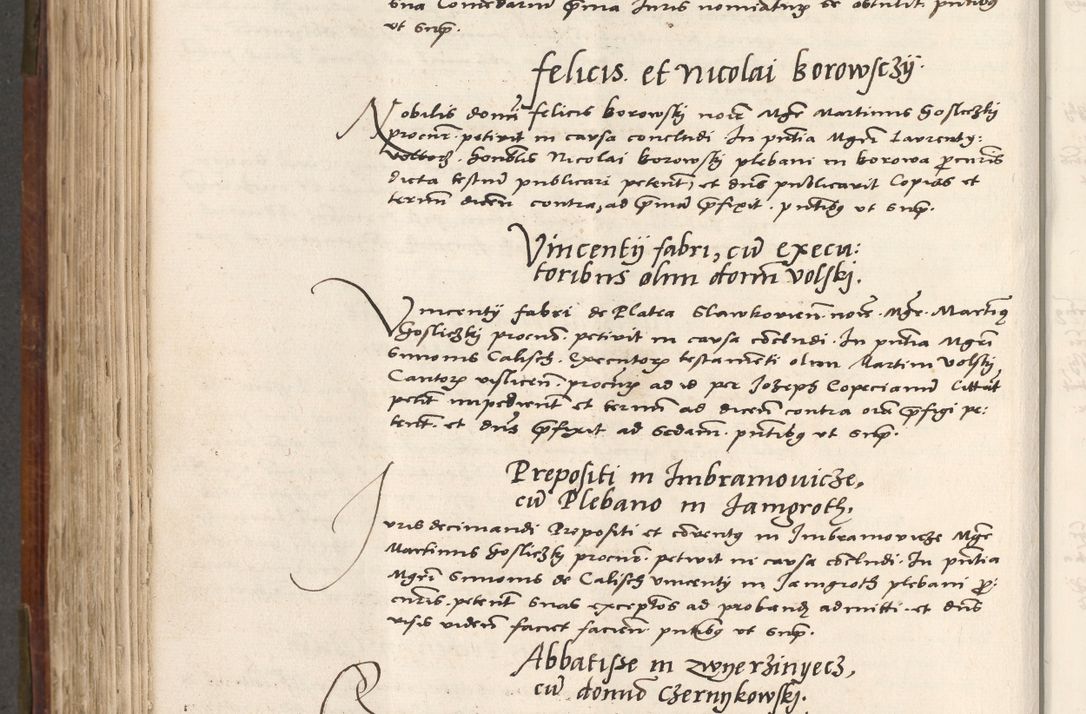 Zdjęcie nr 549 dla obiektu archiwalnego: Volumen (Pri)mum Actorum R(evere)nd(i)s(s)imi in Christo Patris D(omi)ni Petri de Gamratis Episcopi Cracoviensis a die prima mensis Novembris Anni 1539vi ad finem eiusdem anni et successive per annos 1539num et 1540mum